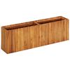 vidaXL Lit sur&eacute;lev&eacute; de jardin 150x30x50 cm Bois massif d'acacia