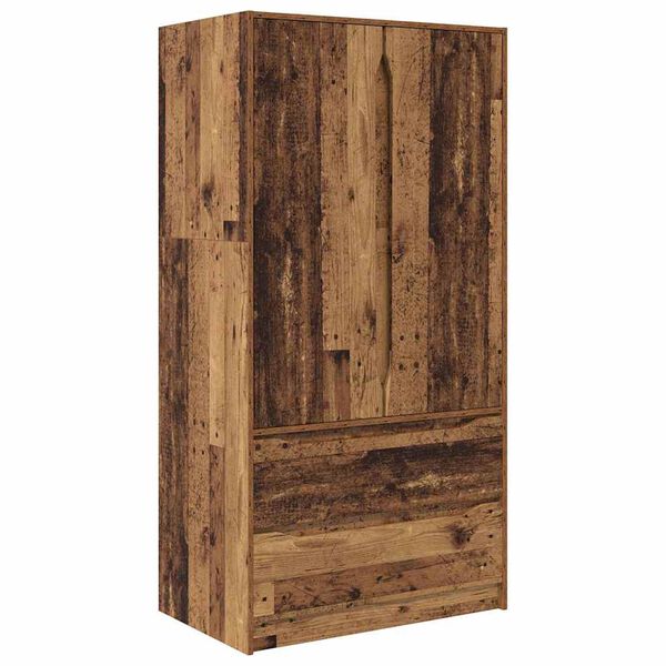 vidaXL Cabinet de salle de bain Bois Ancien 79,5 x 49 x 156 cm