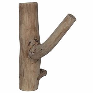 vidaXL Crochet Marron 4 x 4 x 14 cm Bois Recycl&eacute; Solide