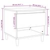 vidaXL Tables de chevet 2 pcs Blanc 50x46x50 cm Bois d&rsquo;ing&eacute;nierie
