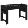 vidaXL Table de Foosball Ch&ecirc;ne noir 125 x 60,5 x 80 cm