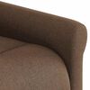vidaXL Fauteuil de massage inclinable Marron Tissu