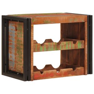 vidaXL Étagère à vin Marron 100 x 45 x 33 cm Bois récupéré massif