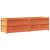 vidaXL Jardini&egrave;re cire marron 180x50x50 cm bois de pin massif