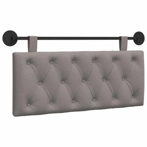 vidaXL T&ecirc;te de lit suspendue Taupe Tissu