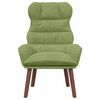vidaXL fauteuil Vert clair 69 x 74 x 93 cm Velours