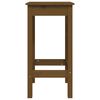 vidaXL Ensemble de bar 3 pcs Marron miel Bois de pin massif