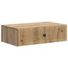 vidaXL Table d'appoint murale Ch&ecirc;ne artisanal 59 x 34,5 x 17 cm