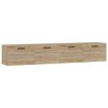 vidaXL Armoires murales 2 pcs Ch&ecirc;ne sonoma 100x36,5x35 cm
