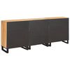 vidaXL Buffet Marron Bois de mangue massif