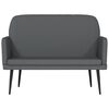 vidaXL Banc Gris 107x80x81 cm Similicuir