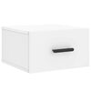 vidaXL Tables de chevet murales 2 pcs blanc 35x35x20 cm