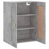 vidaXL Armoire murale gris béton 69,5x34x90 cm bois d'ingénierie