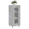 vidaXL Buffet Gris b&eacute;ton 34,5x34x90 cm Bois d'ing&eacute;nierie