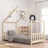 vidaXL Cadre de lit d'enfant Bois de pin massif 80x160 cm