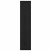 vidaXL &Eacute;tag&egrave;re Ch&ecirc;ne noir 80 x 24 x 109 cm Bois d'ing&eacute;nierie