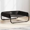 vidaXL Lit sur&eacute;lev&eacute; pour chien anthracite tissu Oxford et acier
