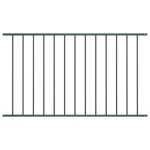 vidaXL Panneau de cl&ocirc;ture Woerden en acier thermolaqu&eacute; 1,7 x 0,75 m anthracite