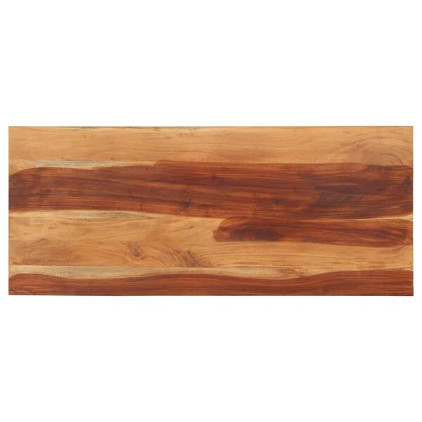 vidaXL Dessus de table 140x60x(2,5-2,7) cm Bois massif d'acacia