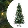 vidaXL Sapin de No&euml;l artificiel Vert 210 cm PE et PVC