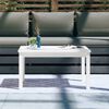 vidaXL Table de jardin blanc 82,5x50,5x45 cm bois massif de pin