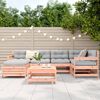 vidaXL Salon de jardin 7 pcs bois massif sapin de douglas