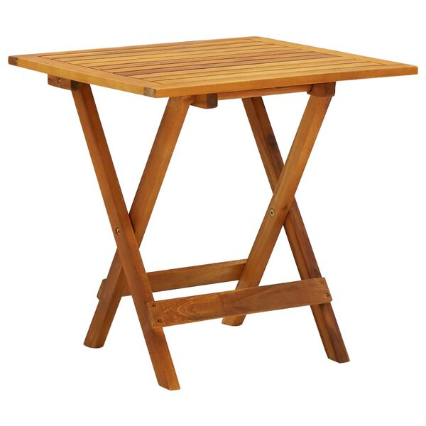 vidaXL Table de bistro 46x46x47 cm Bois d'acacia massif