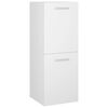 vidaXL Ensemble de meubles de salle de bain Blanc Agglom&eacute;r&eacute;