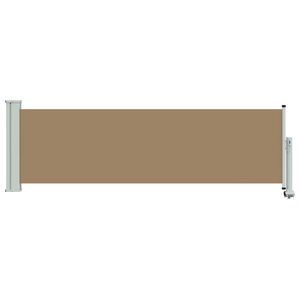 vidaXL Auvent lat&eacute;ral 100 x 300 cm 100% polyester fer acier