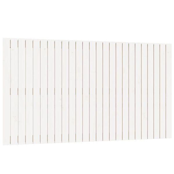 vidaXL Tête de lit murale Blanc 159,5x3x90 cm Bois massif de pin