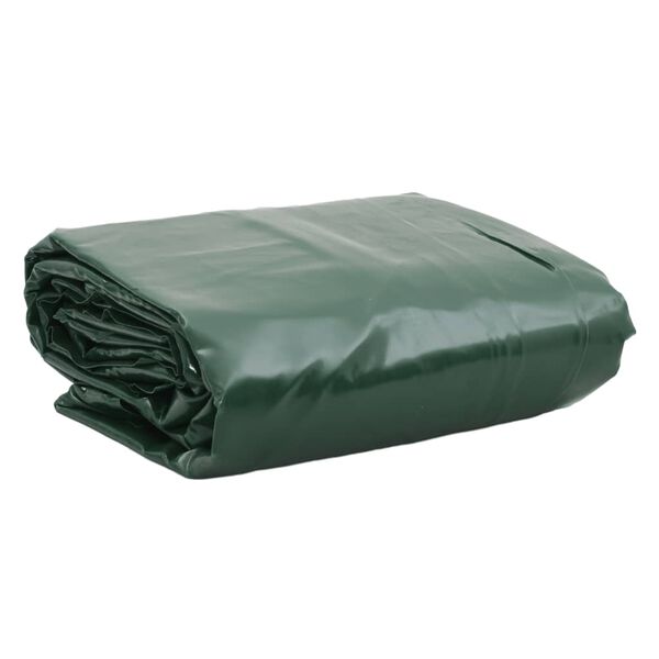 vidaXL B&acirc;che vert 5x6 m 650 g/m&sup2;