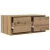vidaXL Meubles TV 2 pcs ch&ecirc;ne artisanal 60x31x25,5cm bois d'ing&eacute;nierie