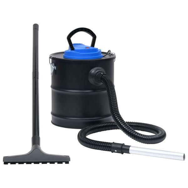 vidaXL Aspirateur &agrave; cendres avec tube et brosse Acier