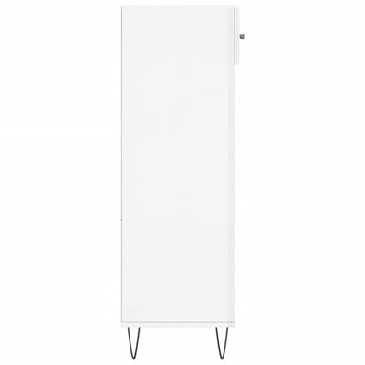 vidaXL Armoire à chaussure Blanc brillant 60x35x105 cm Bois ingénierie