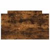 vidaXL Cadre de lit sans matelas chêne fumé 75x190 cm