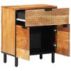 vidaXL Armoire de lit Marron 50 x 33 x 60 cm Bois d'Acacia Massif