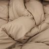 vidaXL Duvet d'&eacute;t&eacute; simple Anthracite et Taupe 220 x 240 cm Microfibre