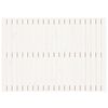 vidaXL Tête de lit murale Blanc 127,5x3x90 cm Bois massif de pin