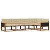 vidaXL Ensemble de canap&eacute;s d'ext&eacute;rieur 5 pc Naturel et Beige