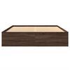 vidaXL Cadre de lit sans matelas ch&ecirc;ne marron 150x200 cm