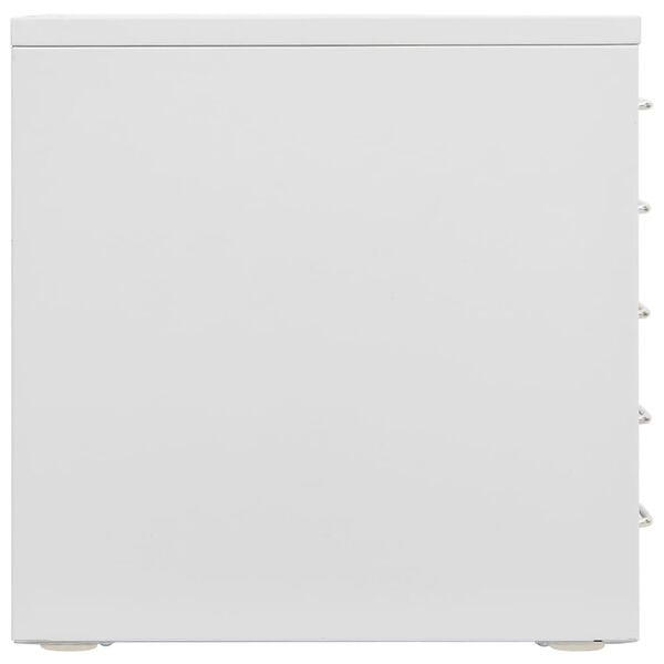 vidaXL Armoire de bureau Gris 28x35x35 cm M&eacute;tal