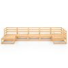 vidaXL Salon de jardin 7 pcs bois de pin massif