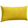 vidaXL Coussins de canap&eacute; 2 pcs Jaune 80 x 40 cm