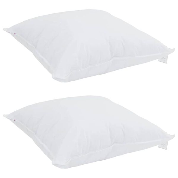 vidaXL Duvet d'été simple avec oreiller 3 pcs Blanc Microfibre