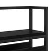 vidaXL T&ecirc;te de lit de rangement Ch&ecirc;ne noir 135 cm Bois d'ing&eacute;nierie