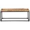 vidaXL Table basse 110x60x42 cm Bois de manguier brut