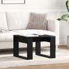 vidaXL Table basse Ch&ecirc;ne noir 50 x 50 x 35 cm Bois d'ing&eacute;nierie