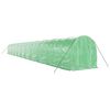 vidaXL Serre avec cadre en acier vert 44 m&sup2; 22x2x2 m