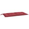vidaXL Coussins de banc de jardin lot de 2 rouge bordeaux tissu Oxford