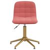 vidaXL Chaise de bureau Rose Velours
